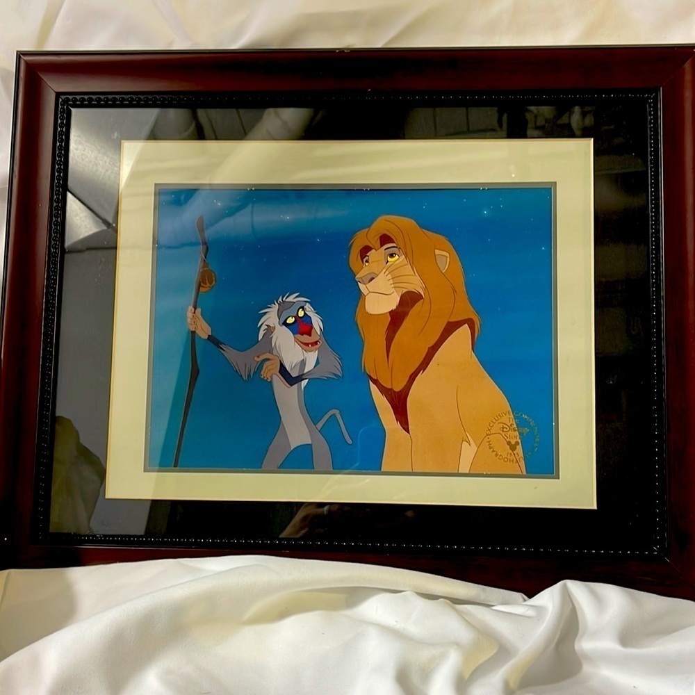 Exclusive Commemorative Lithograph. Disney Lion King